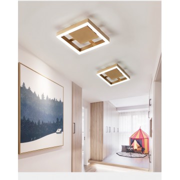 ARCHER GOLD AISLE WALKWAY BEDROOM CEILING LIGHT (ROUND/ SQUARE)