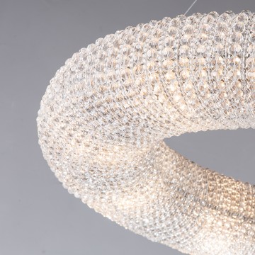OMEGA ROUND CRYSTAL BEADS LUXURIOUS CHANDELIER